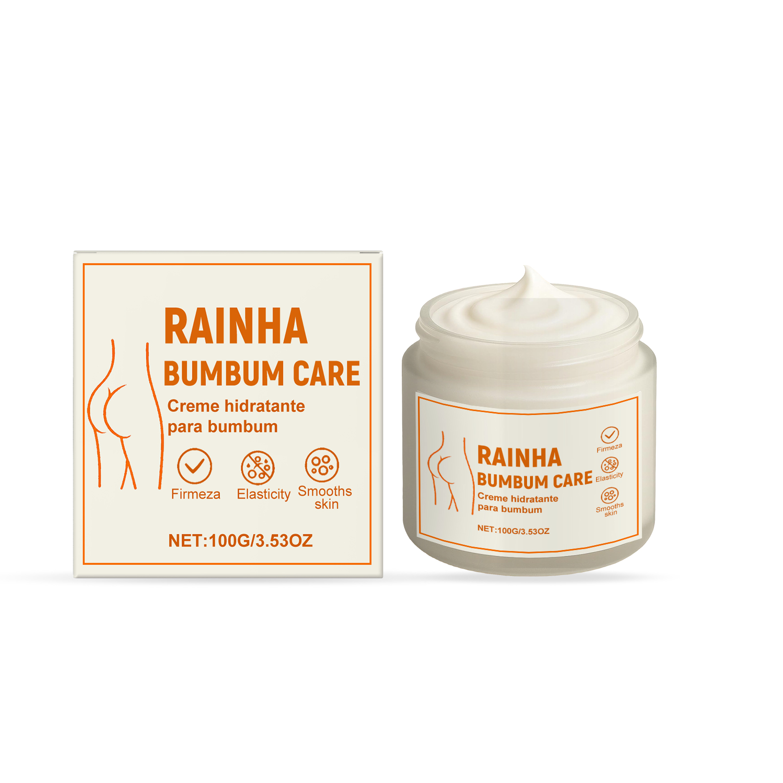 Buttock Care Cream Mild Gentle Refreshing Fast Absorb Plump Soft Nourish Body Skin Curve Contour