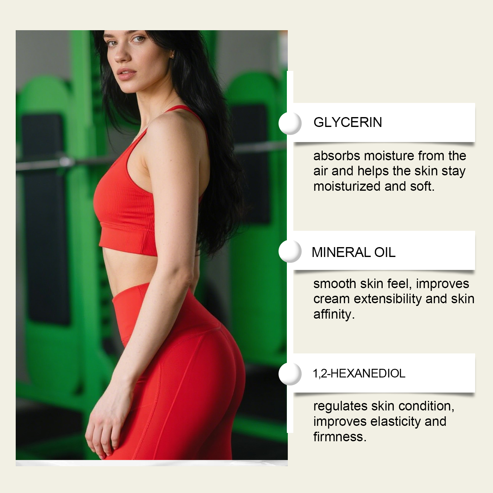 Buttock Care Cream Mild Gentle Refreshing Fast Absorb Plump Soft Nourish Body Skin Curve Contour