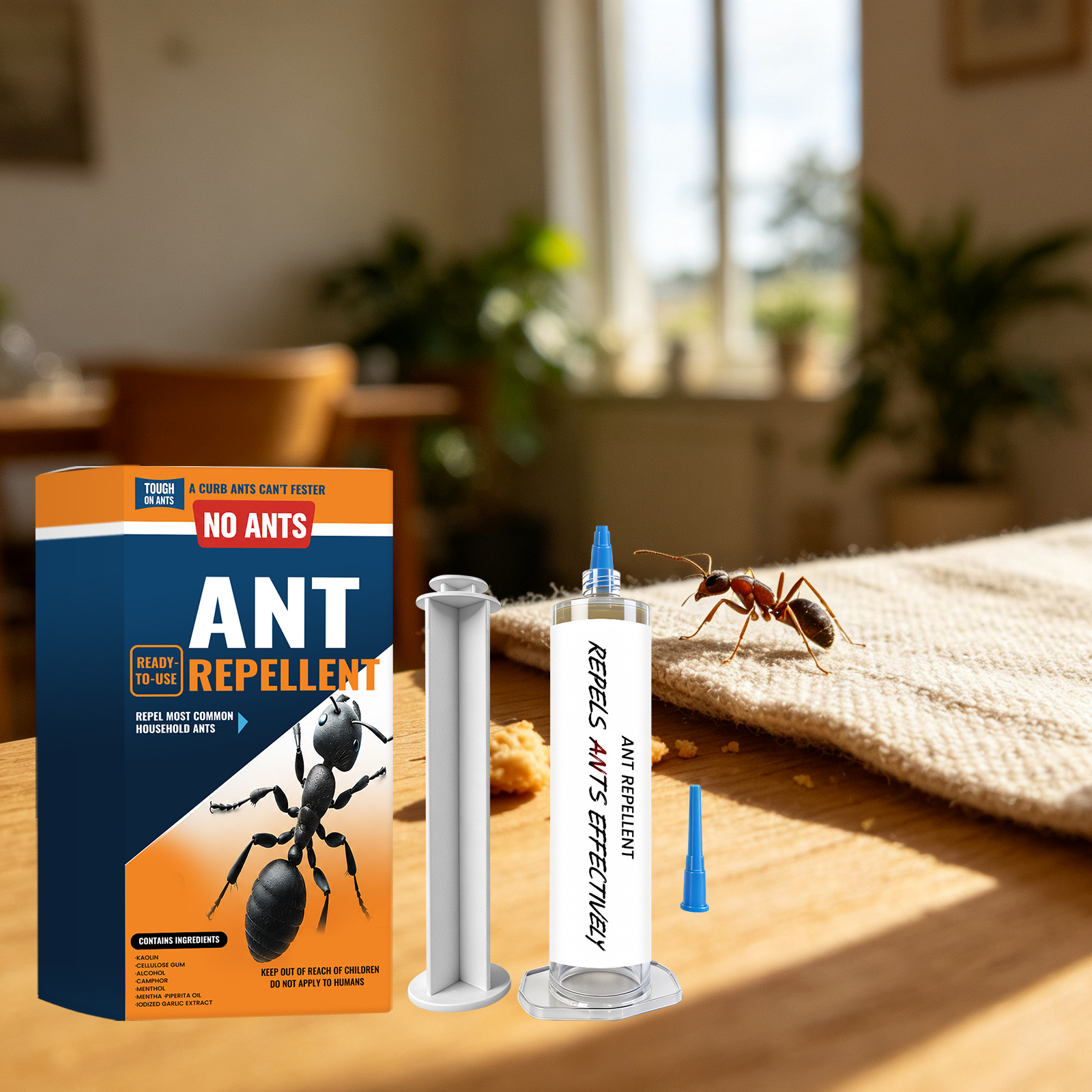 Ant Gel Pet Safe Friendly Bait Trap For Indoor Outdoor Balcony Corner Repel Ants