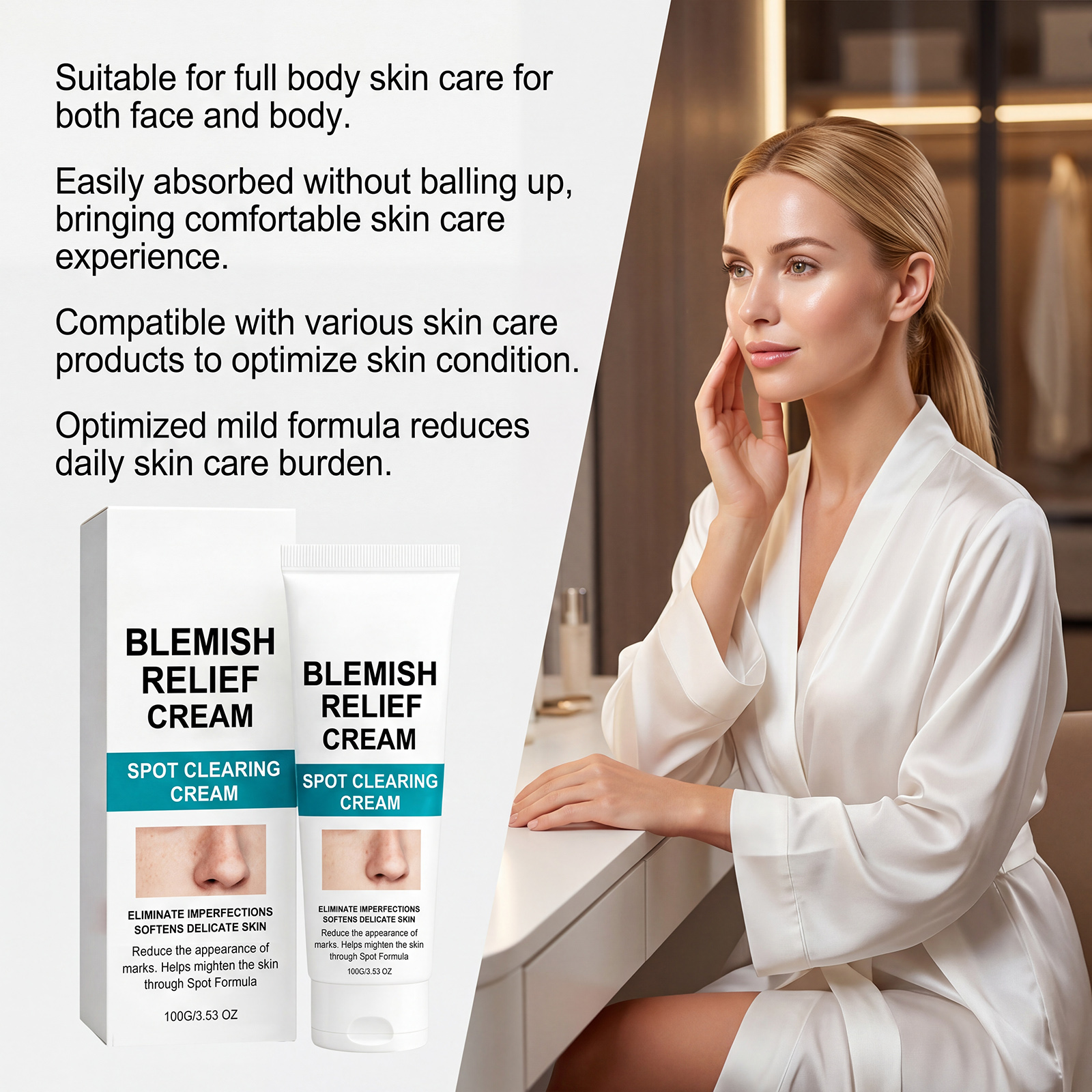 Skin Brightening Cream Nicotinamide Brighten Hydrate Smooth Clear Moisturize Refreshing Facial Skin Care Lotion