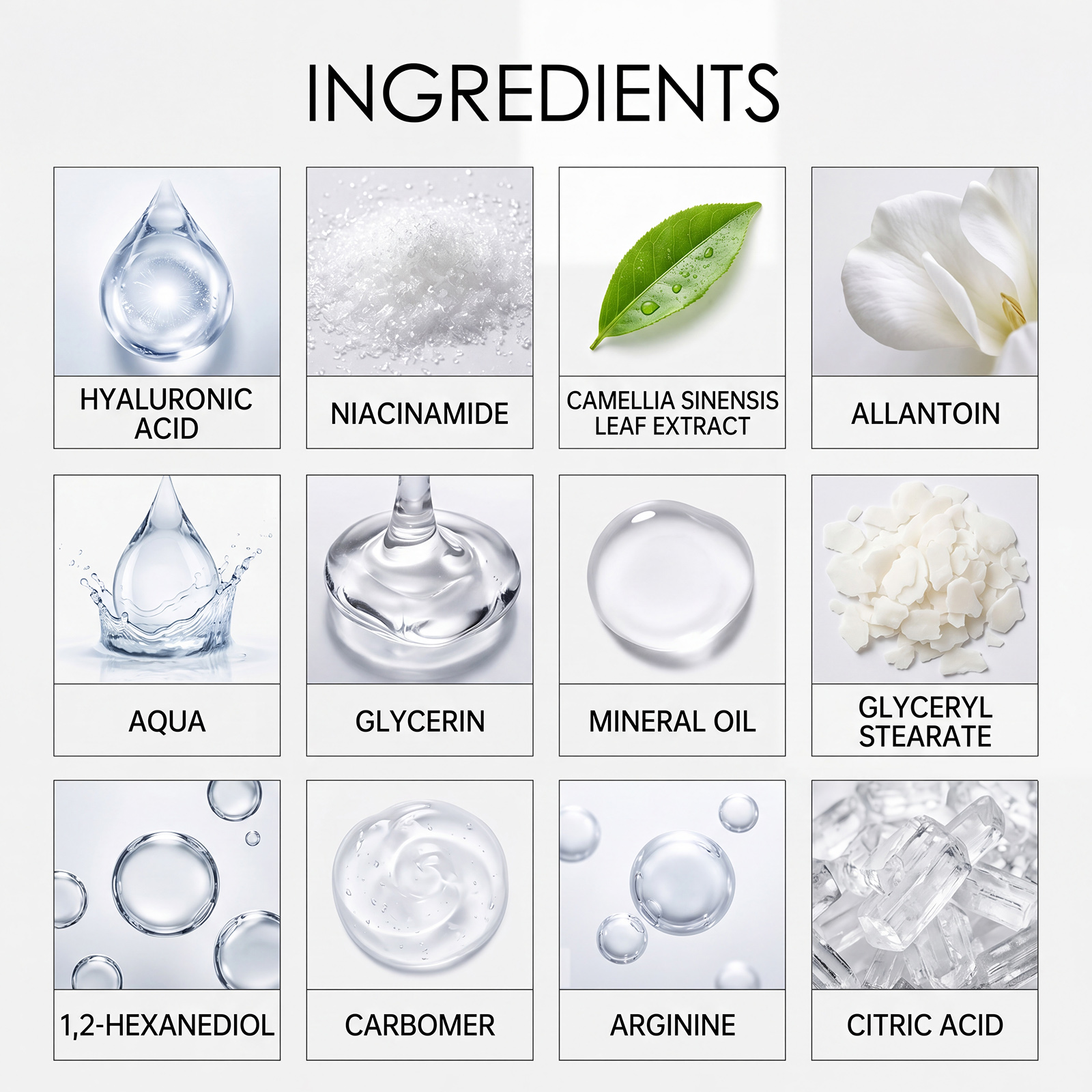 Skin Brightening Cream Nicotinamide Brighten Hydrate Smooth Clear Moisturize Refreshing Facial Skin Care Lotion