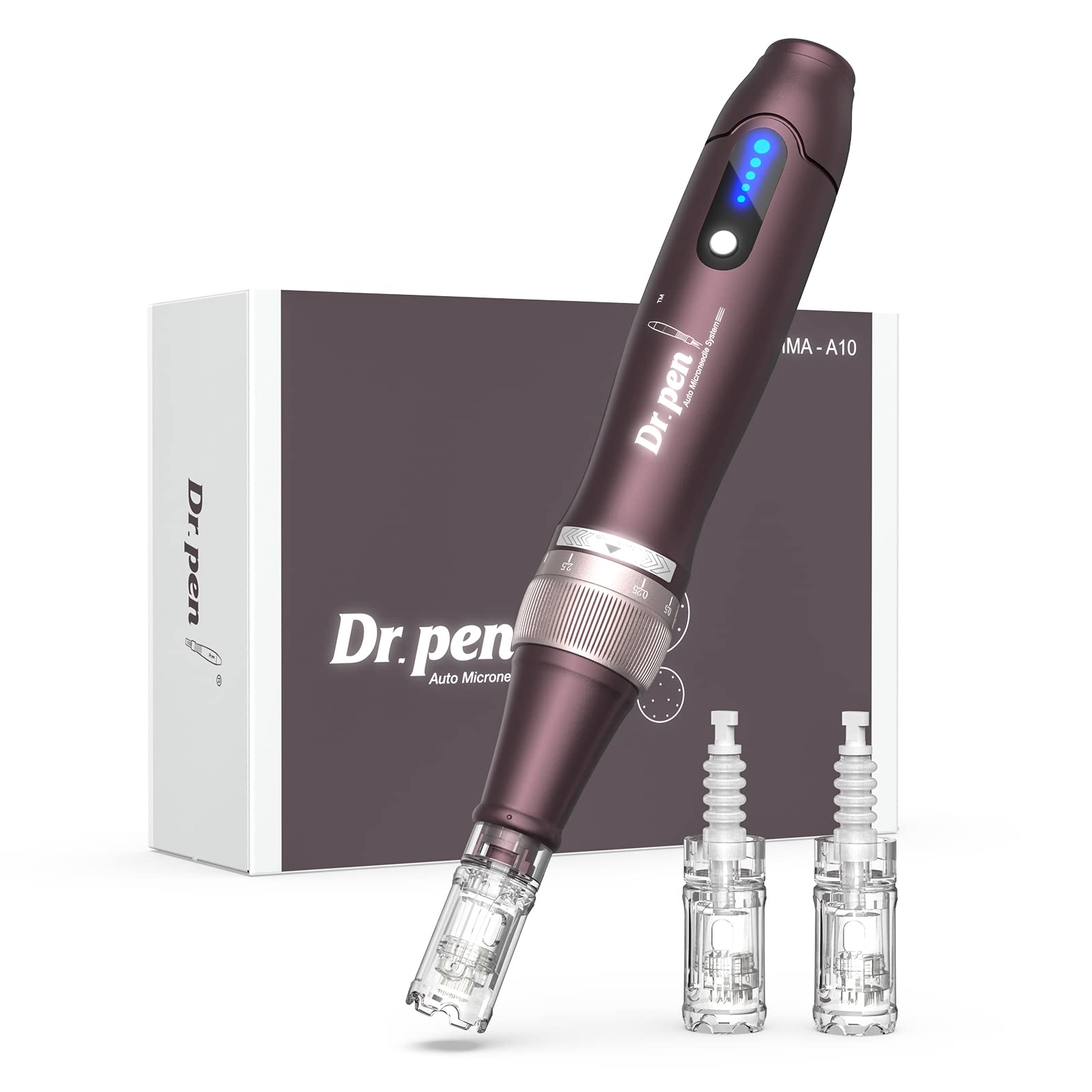 Dr.Pen A10 Wireless Micro Needle Pen With 12Pcs Cartidges Derma Rollers Scar Acne Removal Microneedling Needles Mesotherapy Skin Care Salon Device