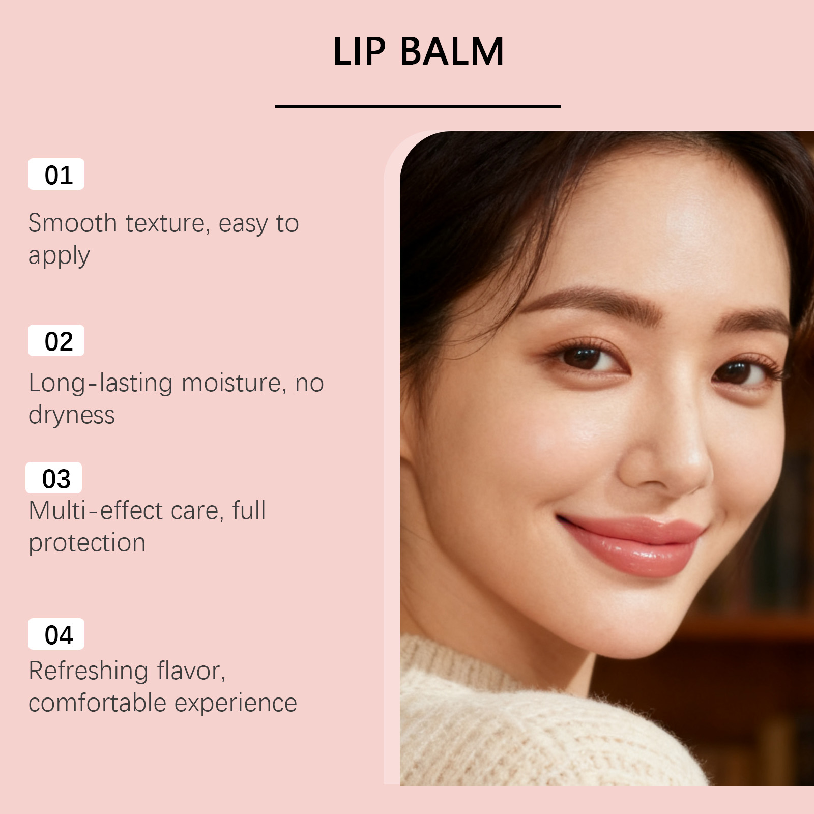 Sweet Orange Multiuse Moisturizing Lip Balm Mild Ingredients Gentle Hydration Lip Skin Treatment