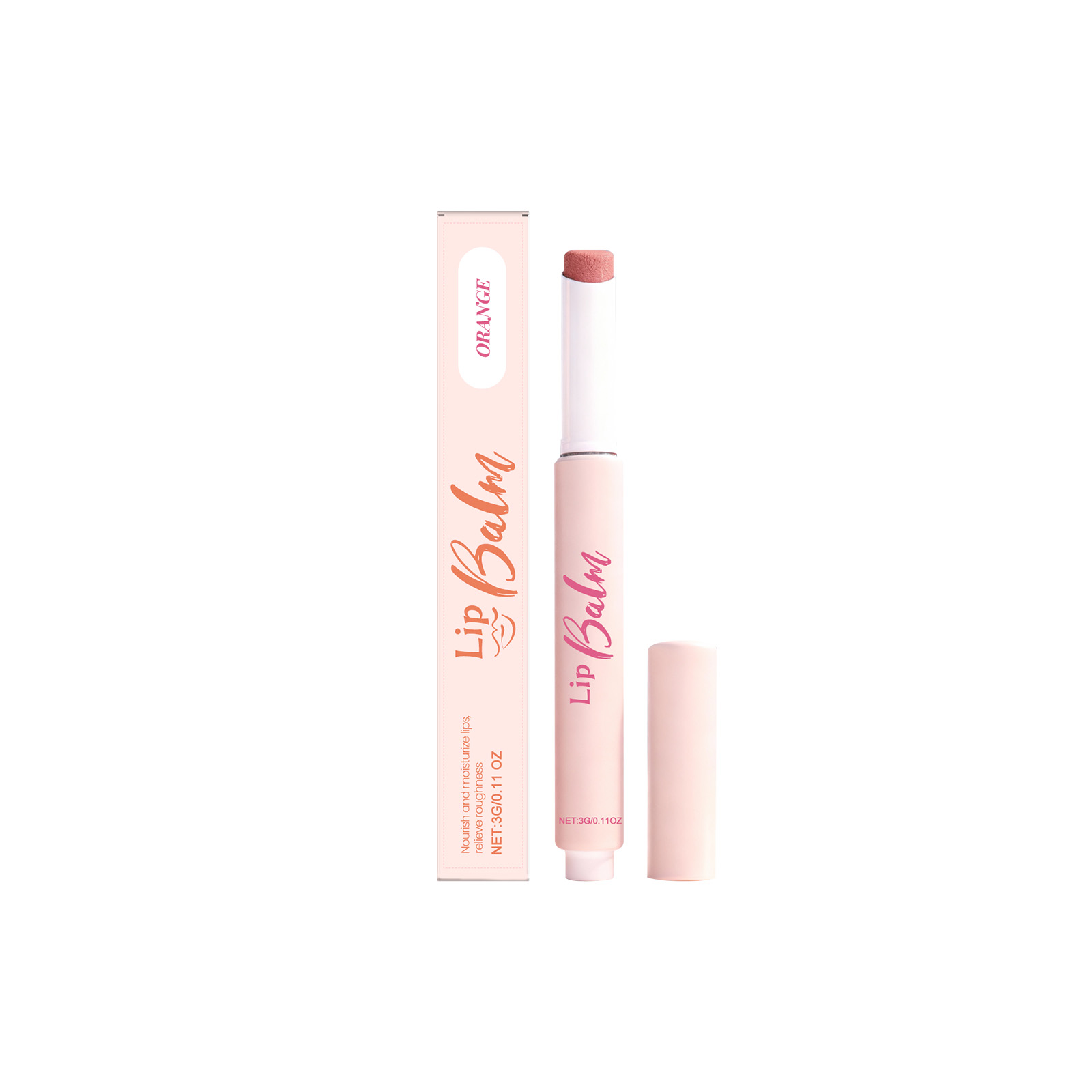 Sweet Orange Multiuse Moisturizing Lip Balm Mild Ingredients Gentle Hydration Lip Skin Treatment