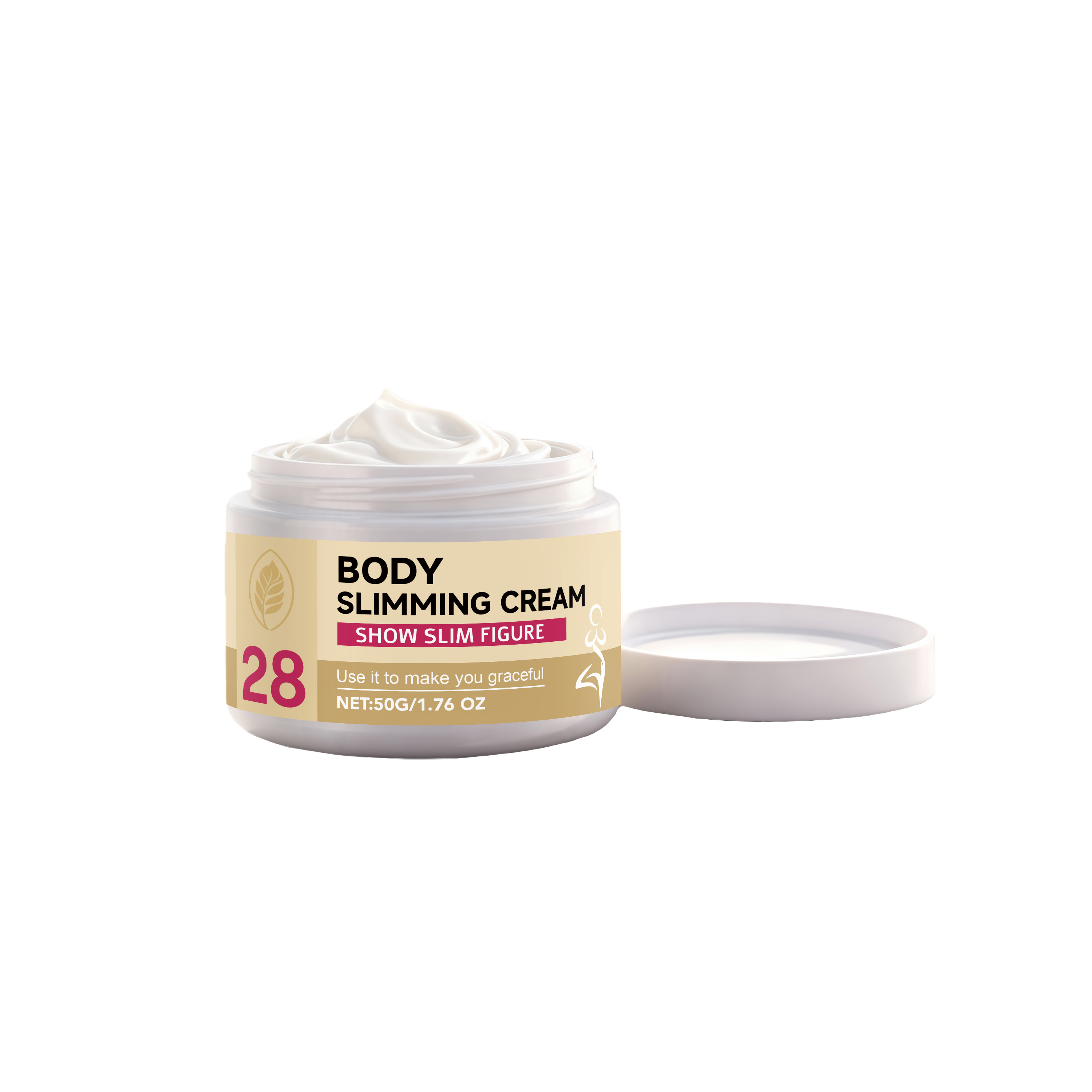 Body Care Cream Mild Moisturizing Gentle Nourishing Smoothing Figure Shaping Refreshing Soft Daily Massage Skincare