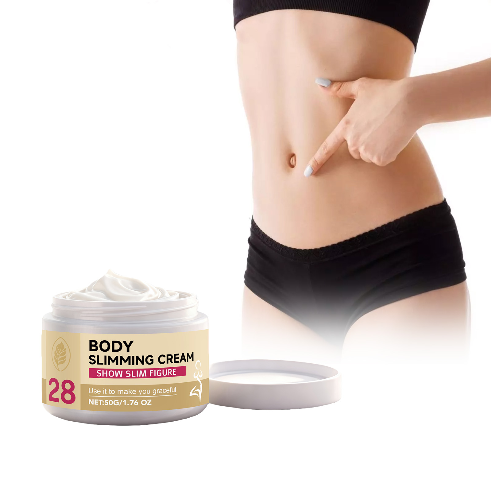 Body Care Cream Mild Moisturizing Gentle Nourishing Smoothing Figure Shaping Refreshing Soft Daily Massage Skincare