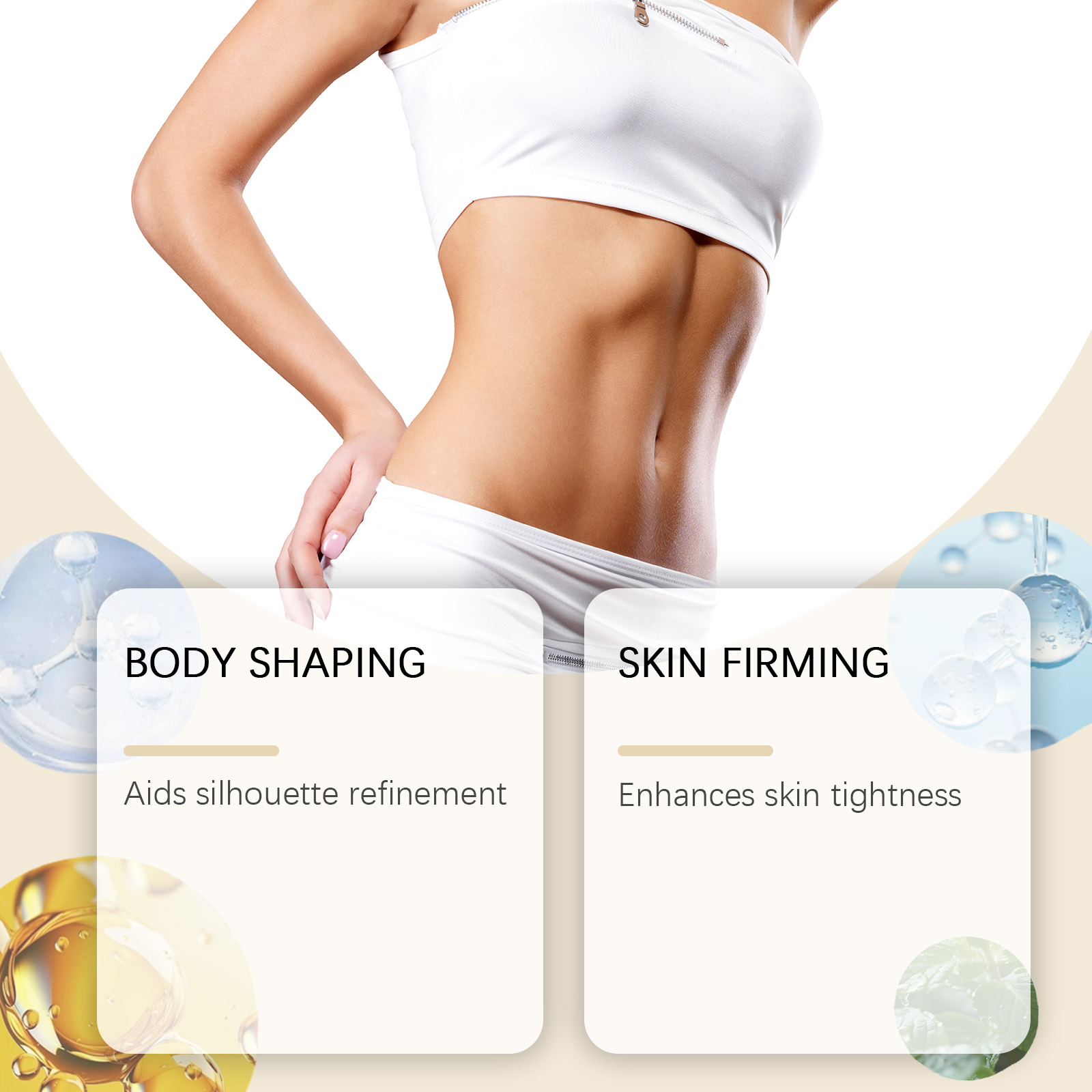 Body Care Cream Mild Moisturizing Gentle Nourishing Smoothing Figure Shaping Refreshing Soft Daily Massage Skincare