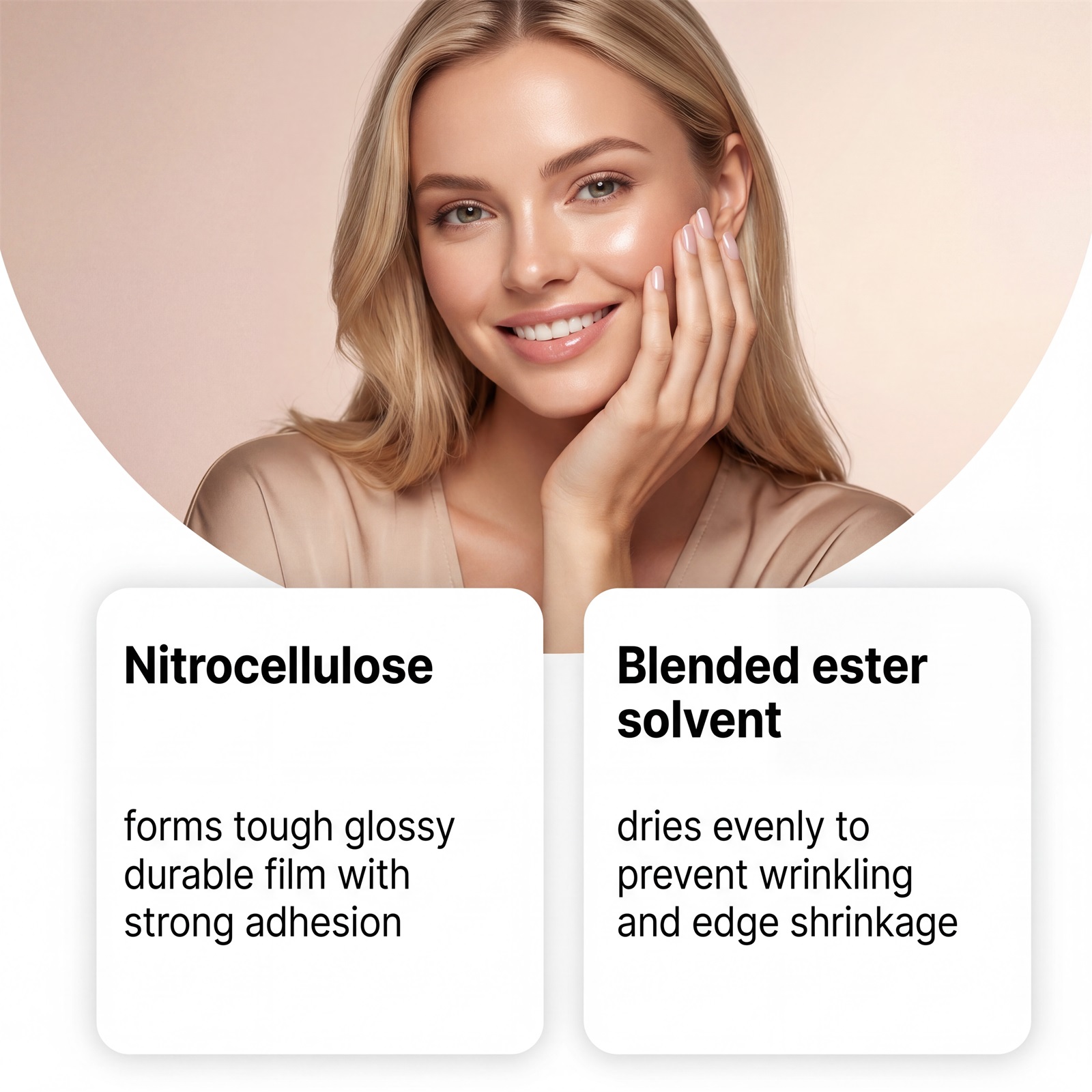 Nail Polish Oil Based Coating Bright Natural Ice Transparent Quick Dry Non Peel For Nail Surface