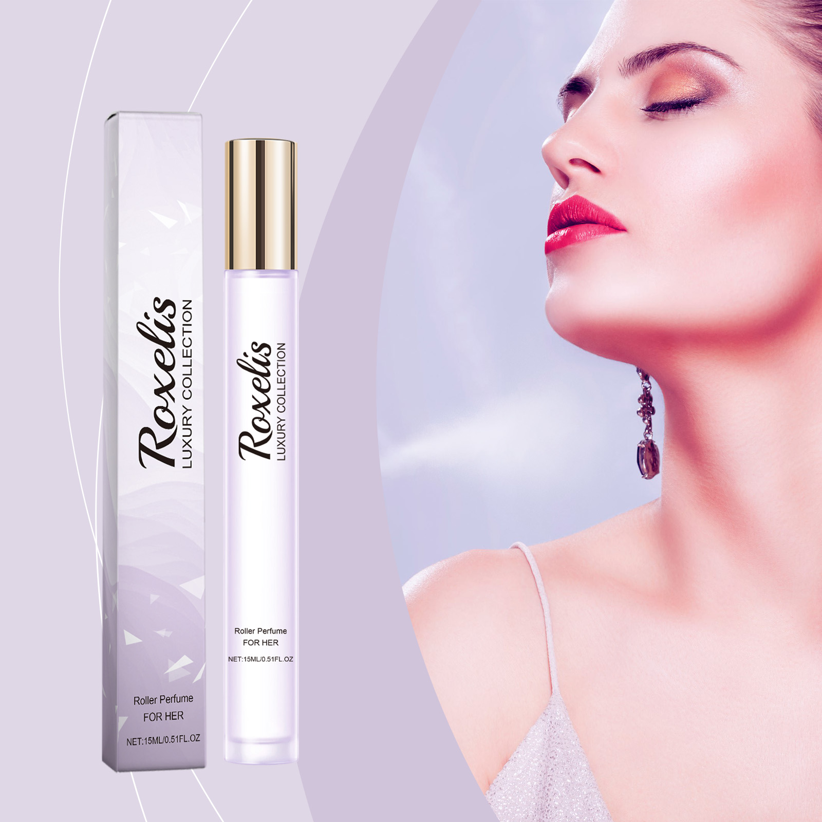 Women Roll On Perfume Natural Fresh Long Lasting Carnation Daily Light Unique Portable Fragrance