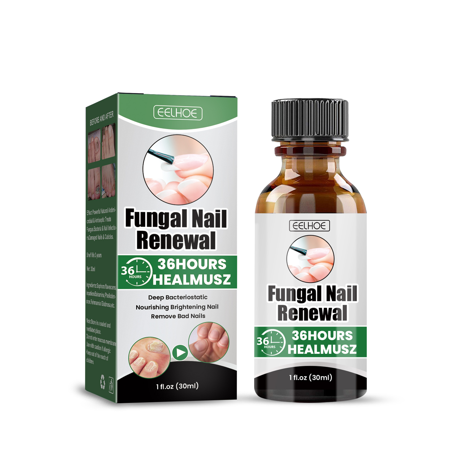 Nail Fungus Treatment Liquid Restoring Strengthening For Toenails Fingernails Daily Home Care 30ml