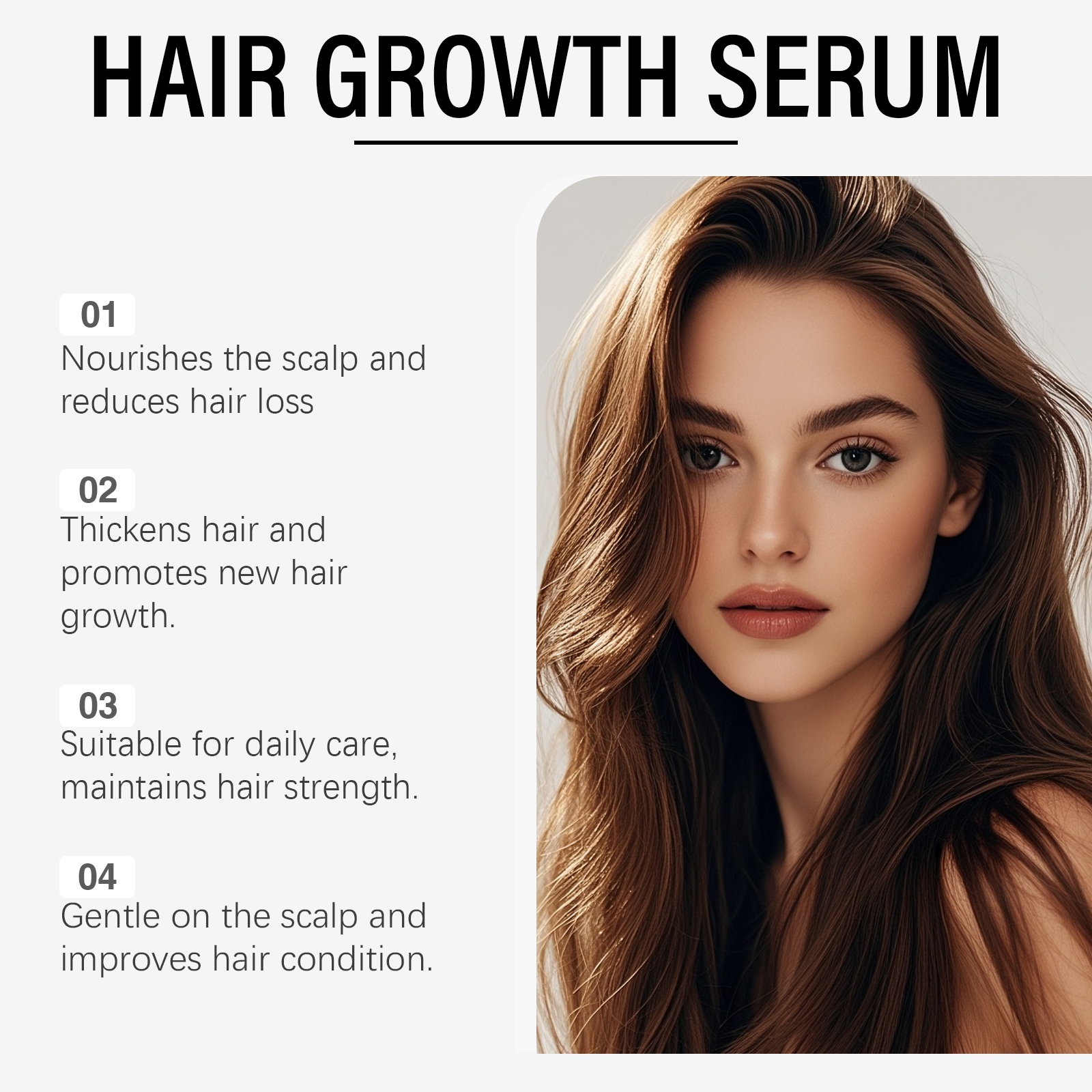 Hair Nourishing Moisturizing Spray Biotin Caffeine For Scalp Care And Daily Hair Treatment 100ml