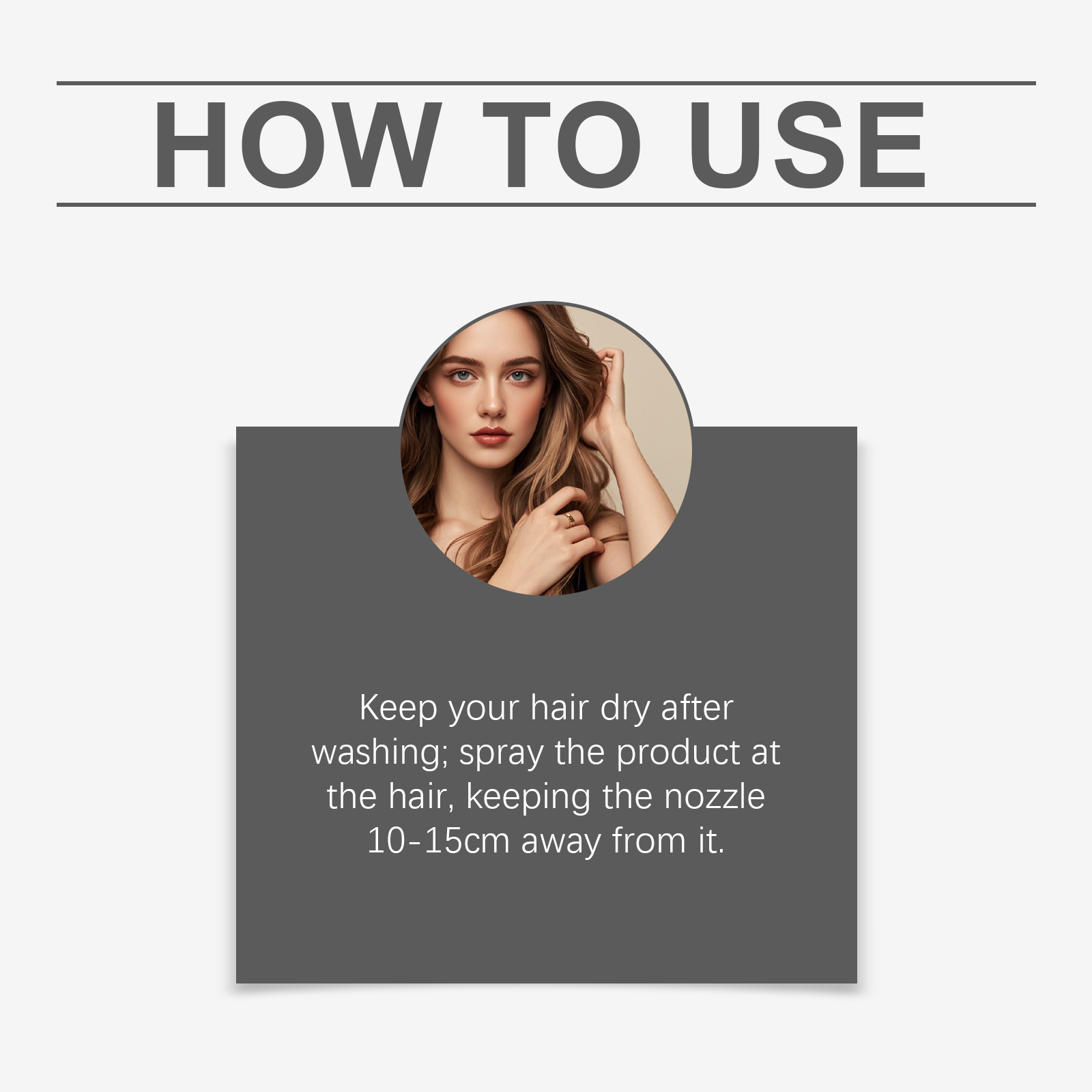 Hair Nourishing Moisturizing Spray Biotin Caffeine For Scalp Care And Daily Hair Treatment 100ml