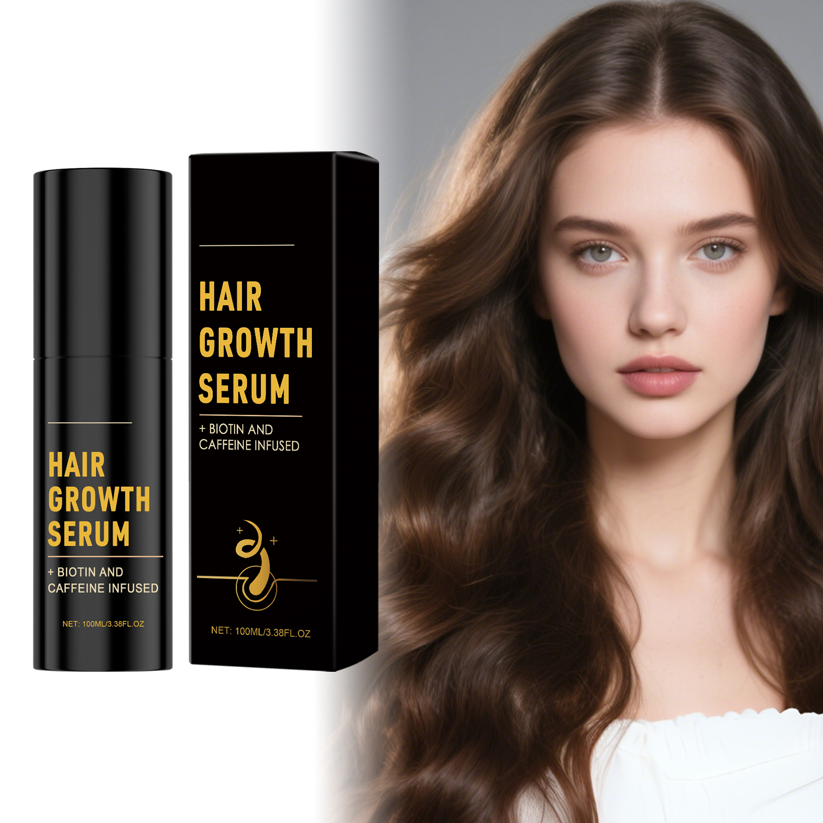 Hair Nourishing Moisturizing Spray Biotin Caffeine For Scalp Care And Daily Hair Treatment 100ml