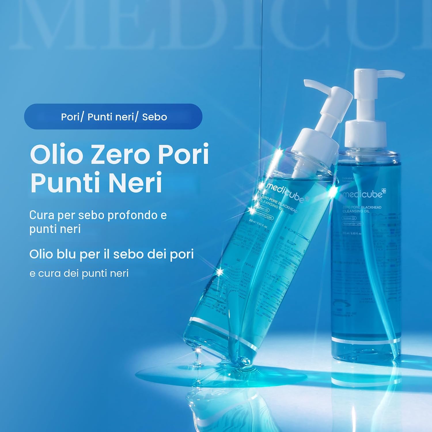 medicube Zero Pore Care Trio Zero Foam Cleanser Zero Pore Blackhead Cleansing Oil and Zero Pore Pads