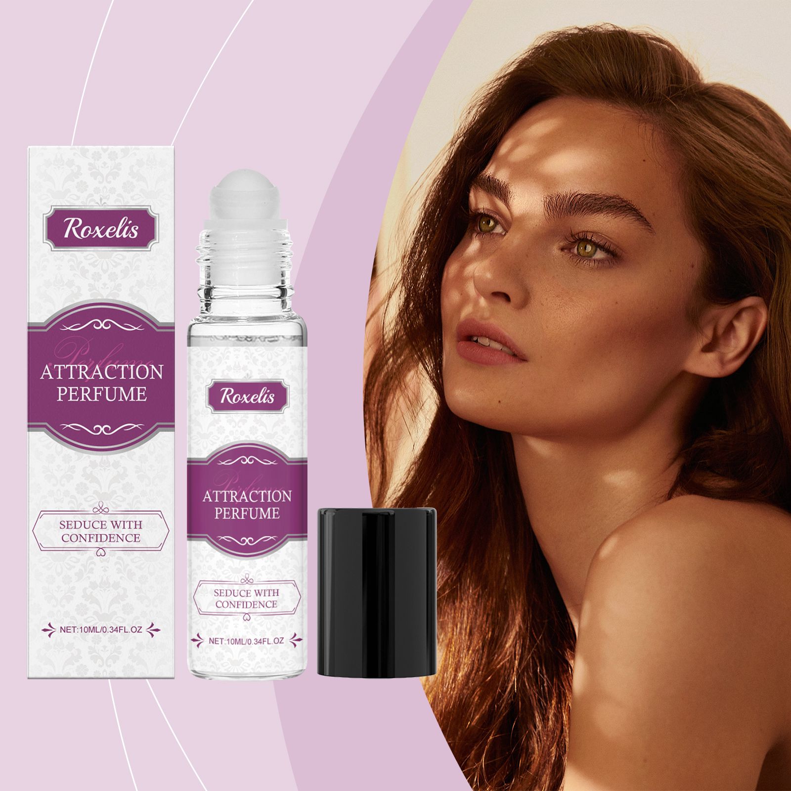 Women Roll On Perfume Amber Fresh Long Lasting Portable For Daily Wear
