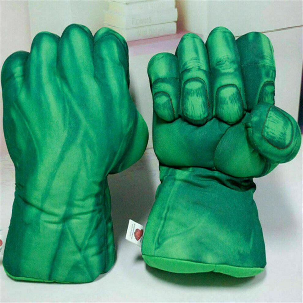 (Hulk Gloves) Marvel Hulk Full Face Mask Masquerade Children Birthday Party Costume Ultr
