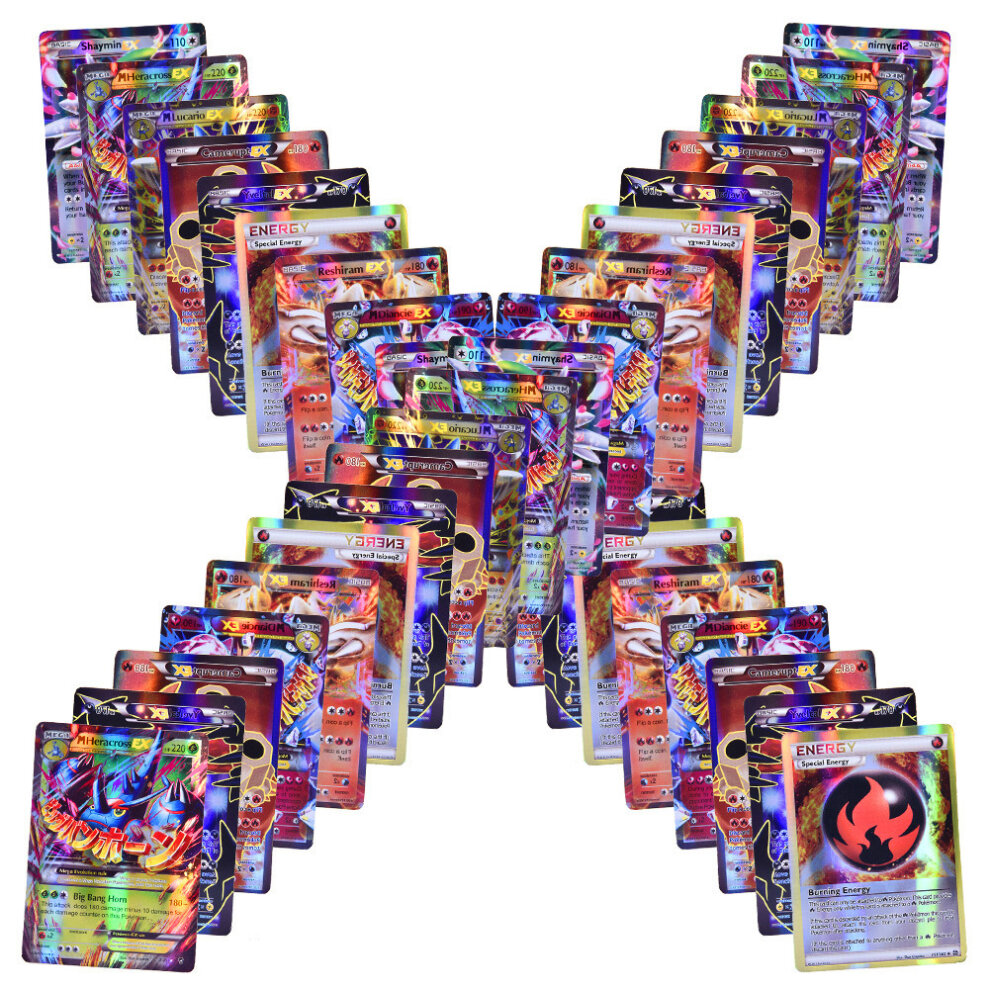 EPIC Pokemon Cards Bundle X 100 - ULTR RARE! 40TAG+40GX+10Tra+10Energy