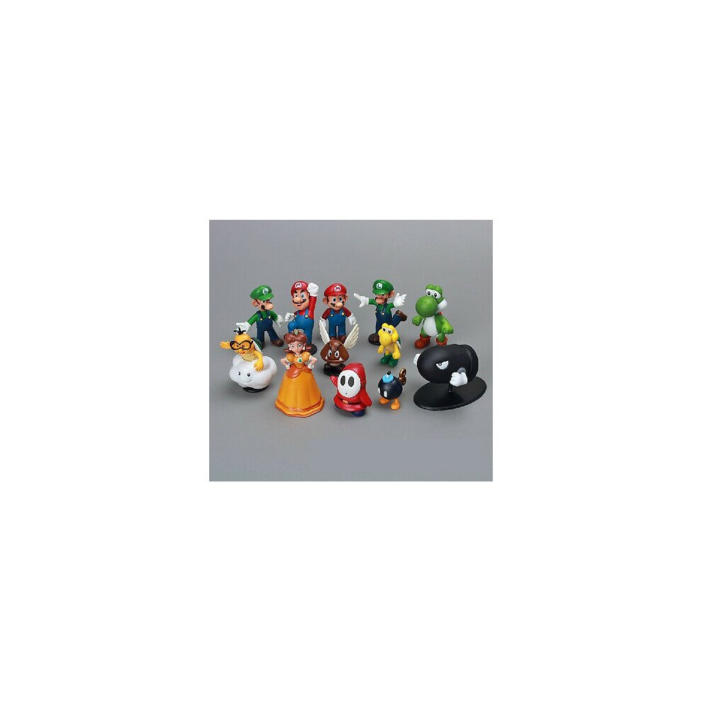 Super Mario Bros 18pcs Action Figure Doll Playset