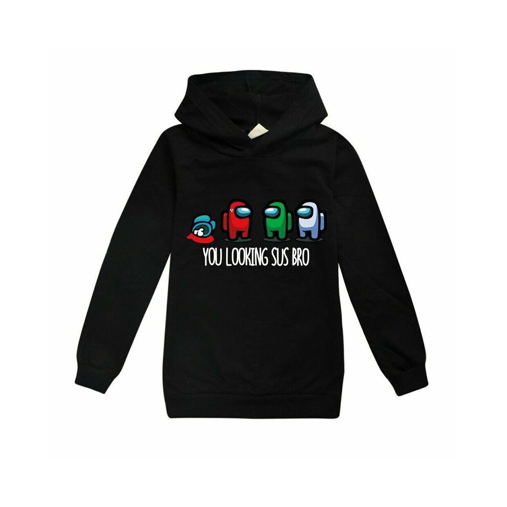 (Type F~130cm 6~7 years) Among Us Kids Hoodie Hip Hop Game Hoodie Boys Among Us Pullover 2022 Spring And Fall New Products Girls Boy Impostor Hoodie