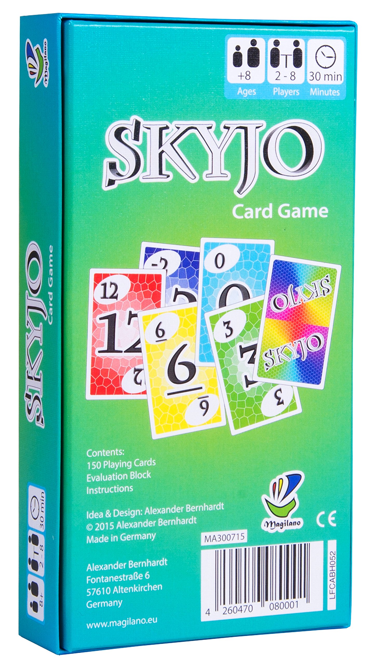 SKYJO Action English Version Board Game Family Card Game Fun  Party Toys Suitable for Kids Teenagers And Adults