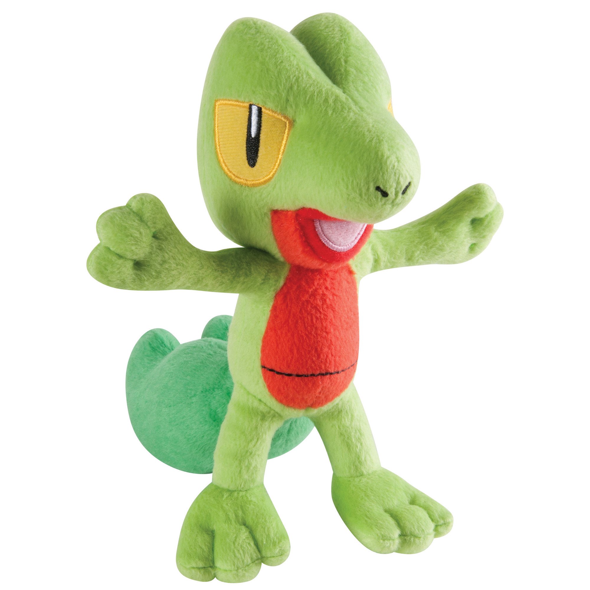 Pokémon Plush Doll Treecko Stuffed Toys Anime Figure Doll Cartoon Soft Figures Toys for Playing Collecting Baby Kids Birthday Christmas Gift 20cm Green