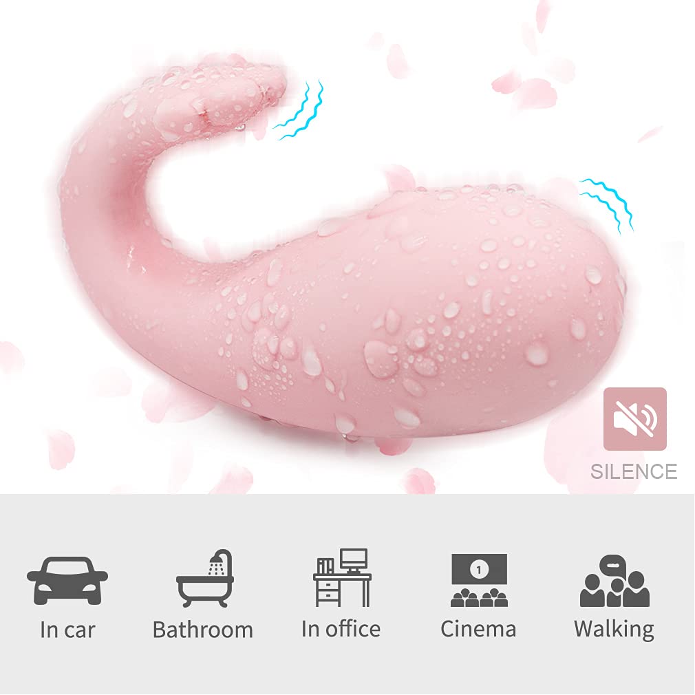 Massage Toys for Woman Automatic Women Vibrator Bullet Stimulator Smart Phone App Controlled Adult Toys for Women Pleasure Smooth Bendable Silicone Wand with 8 Modes Vibration for Women Pleasure Massaging Tools