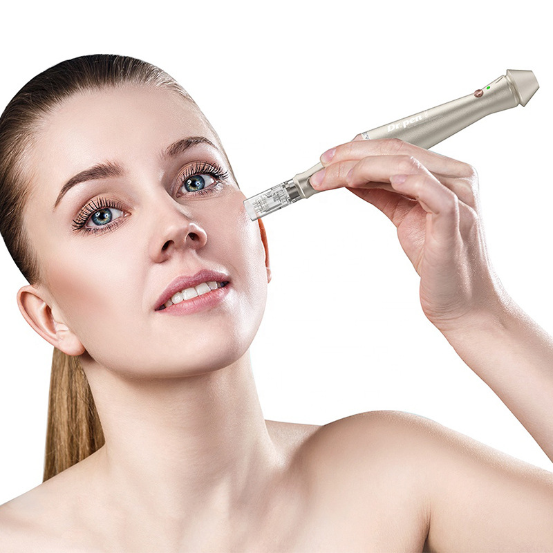 Dr. Pen E30 Ultima Electric Pen Microneedling Pen Wireless Derma Auto Beauty Pen Multi-function Skin Care Tool Kit for Face and Body  with 2PCS 12 Pins Cartridges