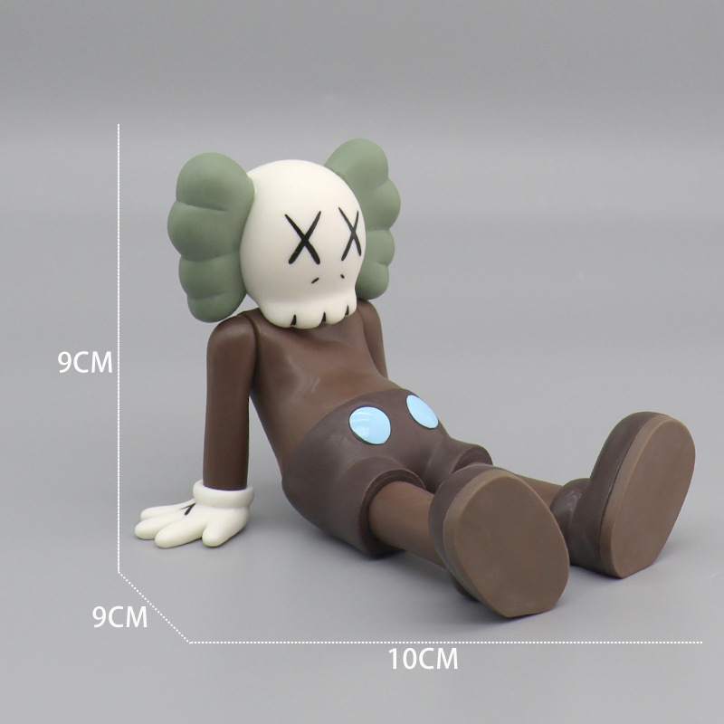 3Pcs Kaws Companion Action Figure Toys Cake Topper Desktop Ornaments