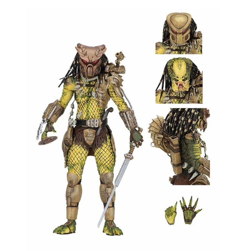 NECA - Predator 2 - 7” Scale Action Figure - Ultimate Elder: The Golden Angel