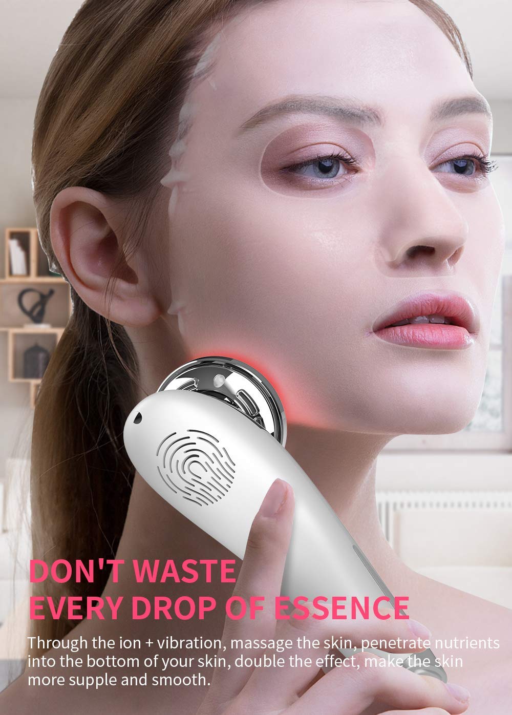Face Massager Beauty Device for Skin Care Multi Anti-wrinkle High-Frequency EMS Facial Lifting Toning Skin Rejuvenation and Tightening Anti-Aging