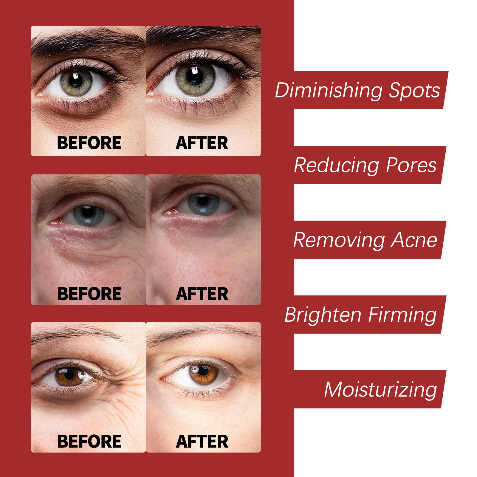 Retinol Face Moisturizing Cream Night And Day Cream Wrinkle Removing Cream Anti Aging Firming Lifting Fade Fine Lines Brightening Skin Care Protuct