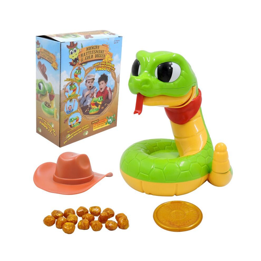Rattlesnake Trick Electric Game Bite Snake Family Party Bar Toys Christmas Gifts