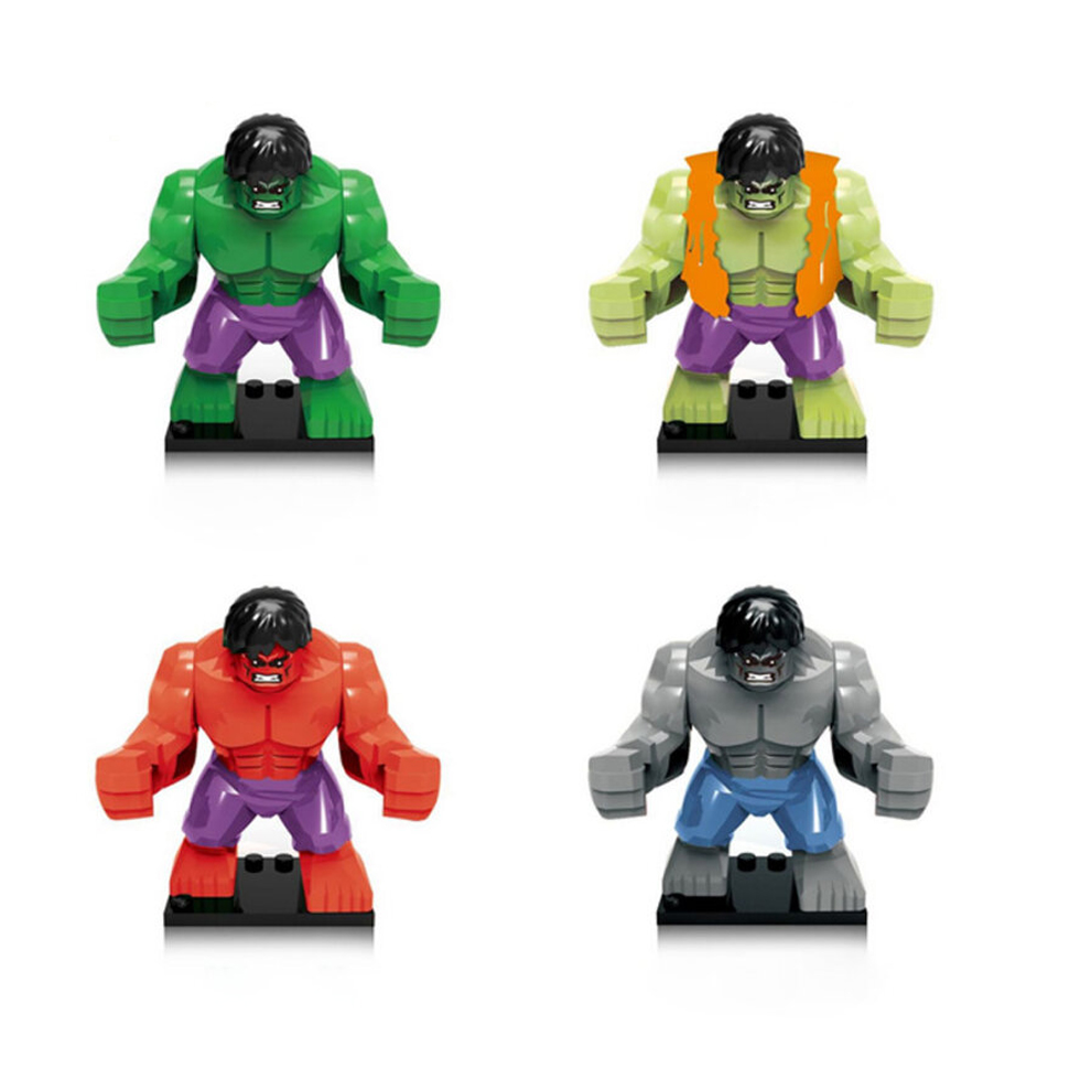 Hulk Locke Minifigure Building Block Toys Fit Lego 4PCS SET