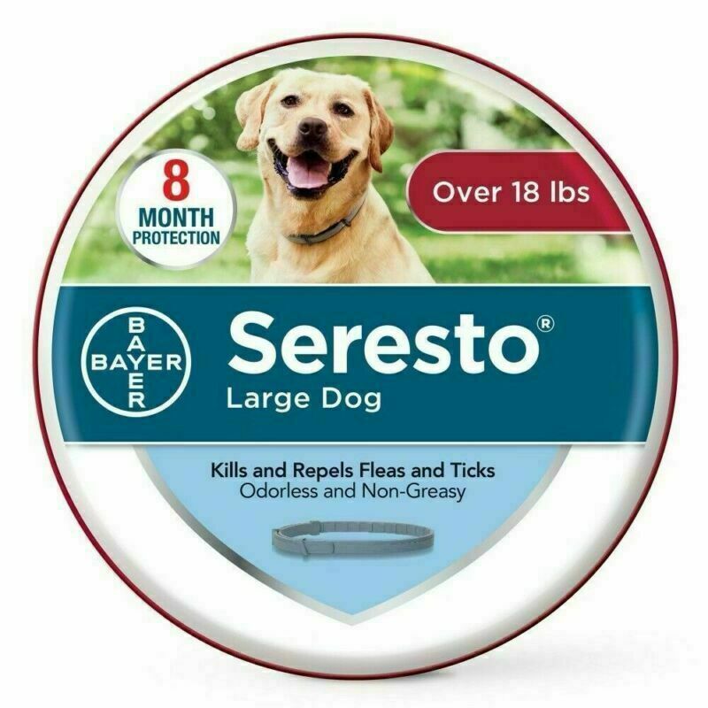 (For Cat 38cm) Seresto Adjustable Pet Anti Flea Tick Neck Collar for Kittens and Dogs Pet Protection