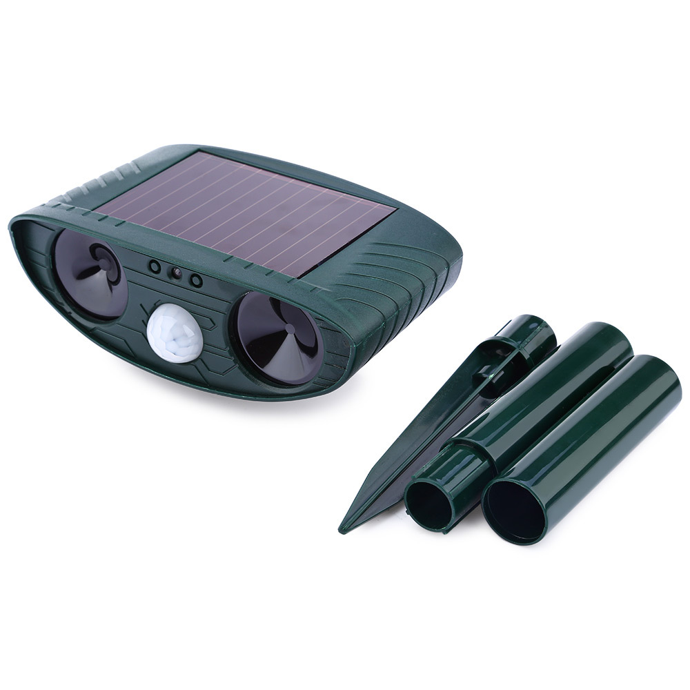 Cat Scarer Solar Powered Waterproof Cat Repellent Fox Repellent Garden Ultrasonic Pet Deterrents Solar Animal Repeller Outdoor with Motion