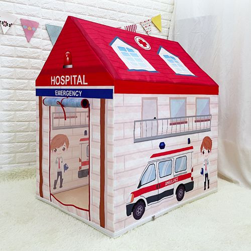 Kids Play Tent Indoor Toy House Playful Hospital for Imaginative Play