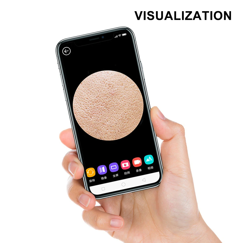 (White Not Visualize) Blackhead Remover Pore Vacuum Facial Deep Clean Machine Blackheads Acne Water Cycle Black Dot Remover Heated Face Extractor Electric Blackhead Sucker