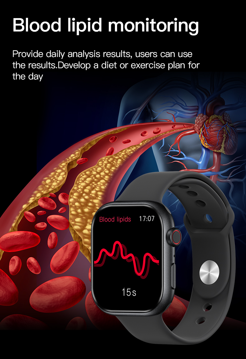(Black Silicone) Smart Watch Men Women Sport Bracelet WristBand Waterproof Heart Rate Blood Pressure Monitor Fitness Tracker for iPhone Android