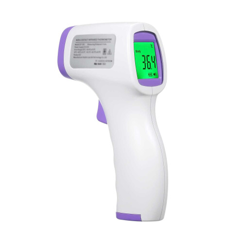 Front Thermometer Non Contact Portable Infrared Thermometer Accurate Instant Readings Suitable for Children Adults Food etc Purple