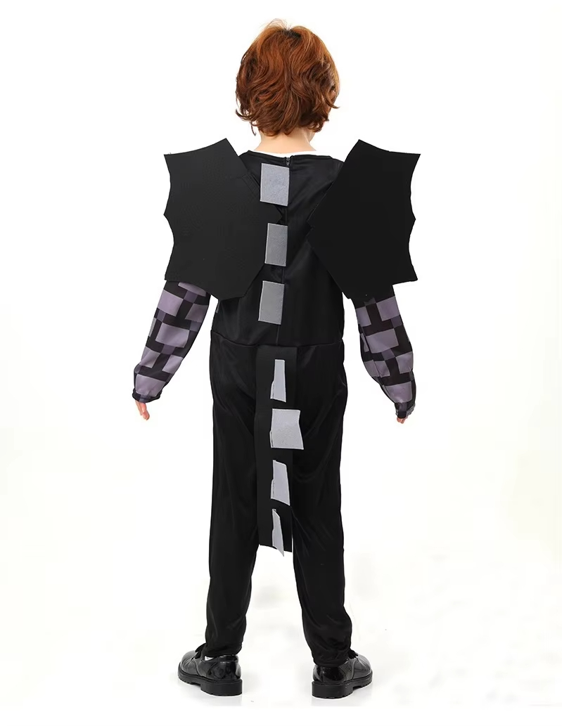 (S 105~115cm) Ender Dragon Ender Dragon Cosplay Clothing Toys MC Childrens Set Childrens Christmas Gifts