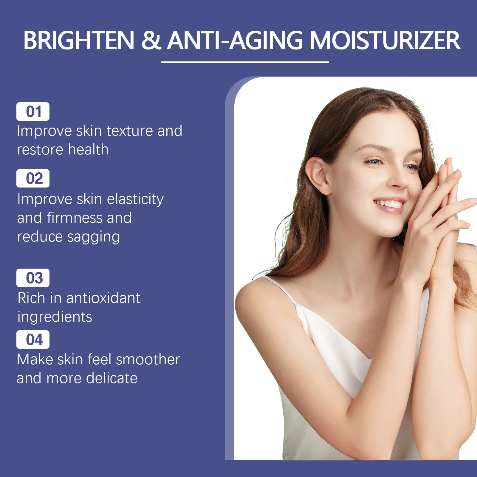 Hoygi Retinol Facial Moisturizer Face Cream Hyaluronic Acid Collagen Retinol Essence Hydrating Anti Wrinkle Anti Aging Night Creams Skin Care Cream 50g