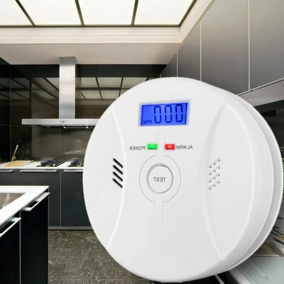 Carbon Monoxide(CO) Smoke Detector Alert Battery Operated Combination Alarm