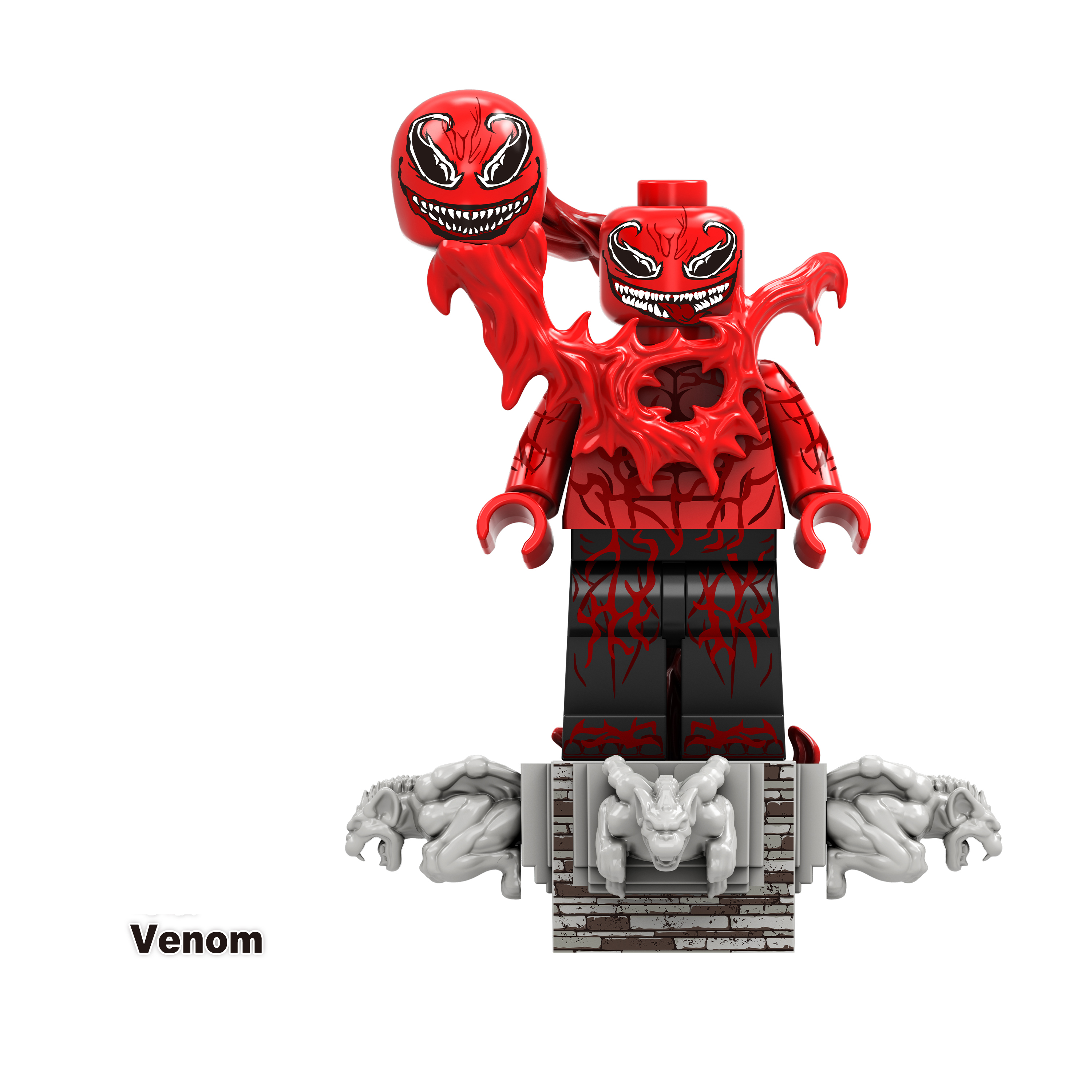 8PCS Avengers Venom Eddie Brock Mini Figure Super Hero Building Blocks Minifigures Set Kids Toys Fit Lego