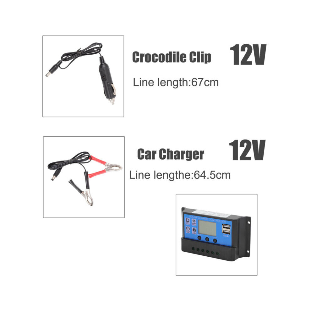 50w Flexible Solar Panel PV Photo-voltaic Boat Marine Caravan