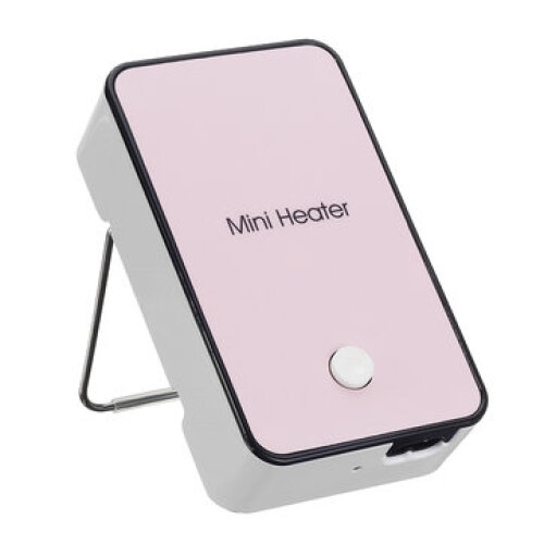 Mini Portable Electric Heater Fan Rechargeable Air Pocket Warmer for Home Office