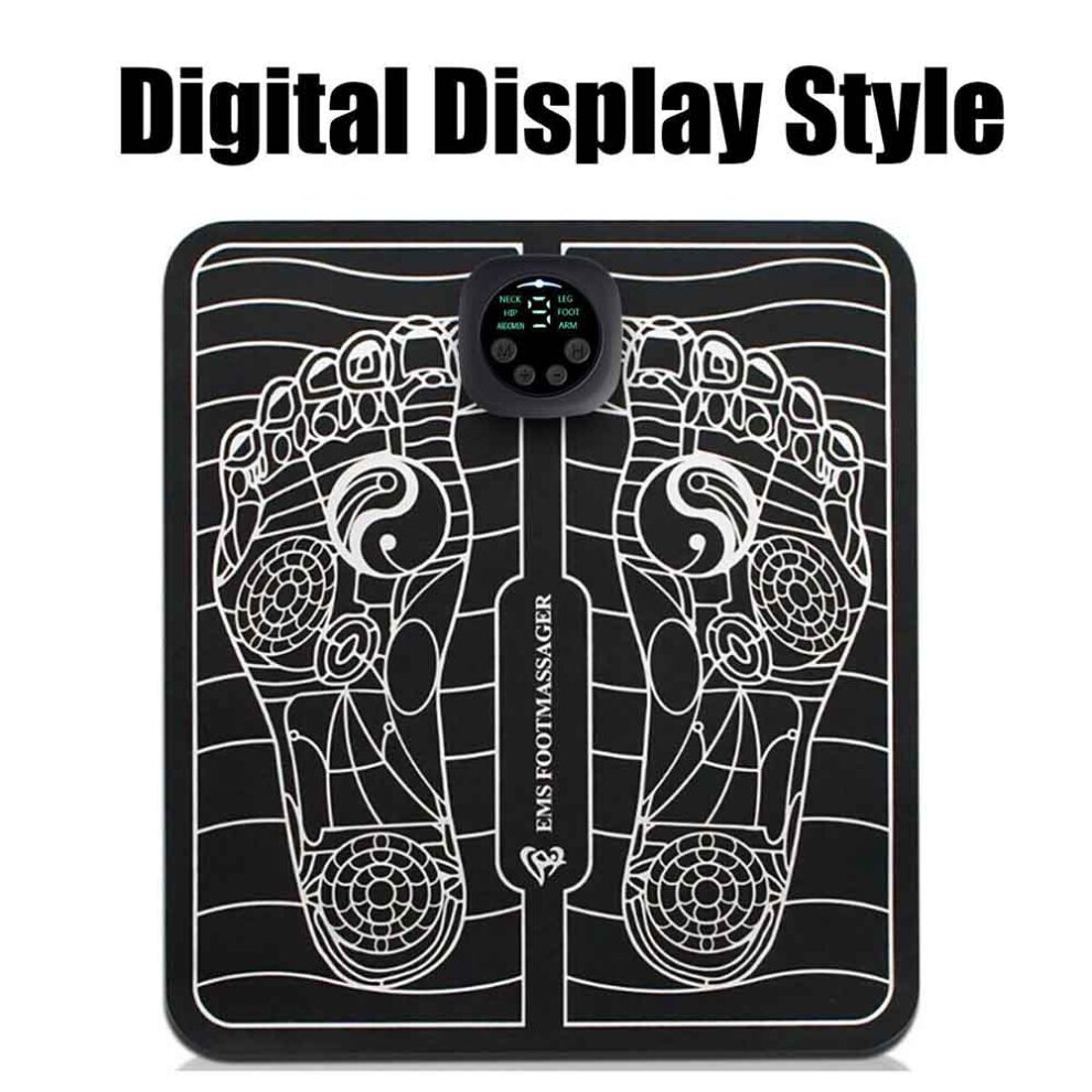 EMS Foot Massager Pad Blood Circulation Muscle Relief Pain Set