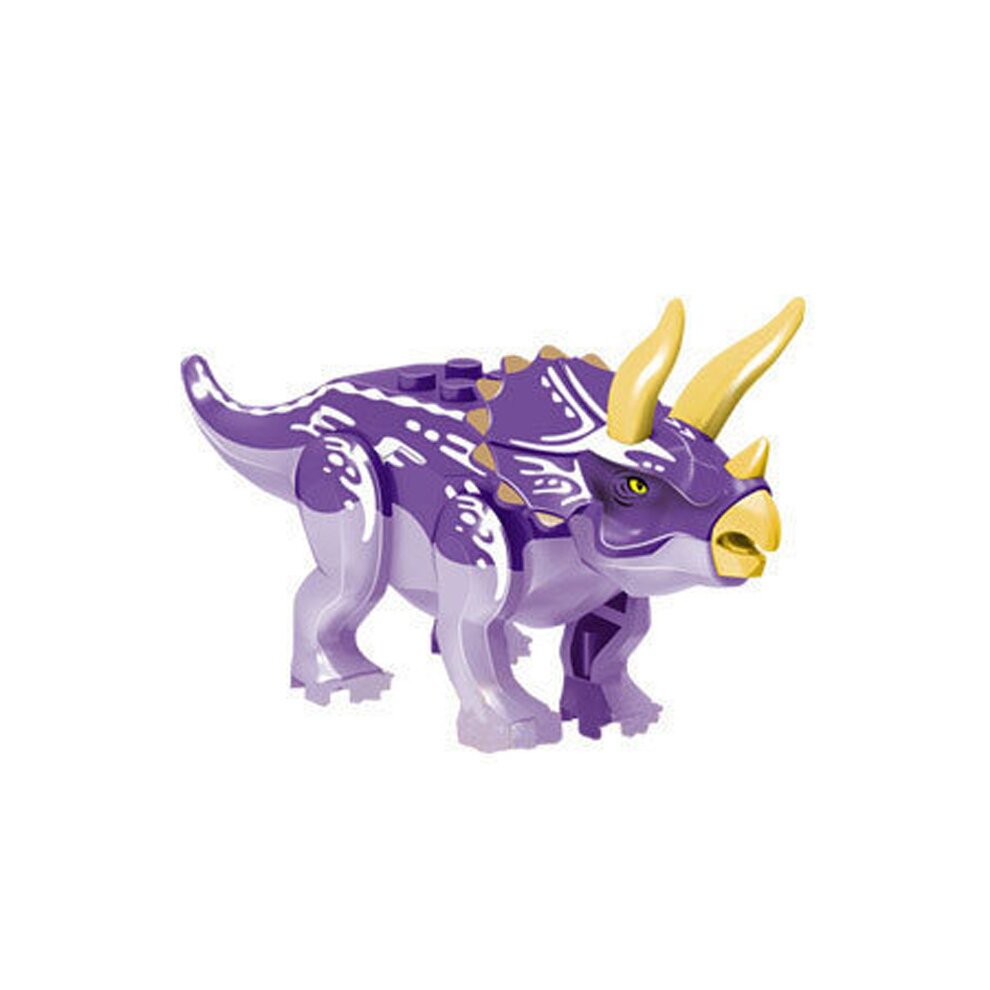 16PCS Jurassic Dinosaur World Minifigures Toys Fit Lego