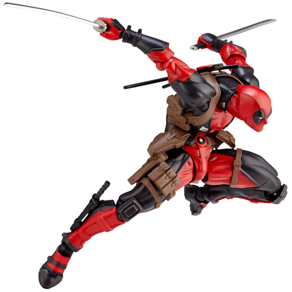 Deadpool Wade Winston Wilson Figure Toy with Hands Head Replaceble