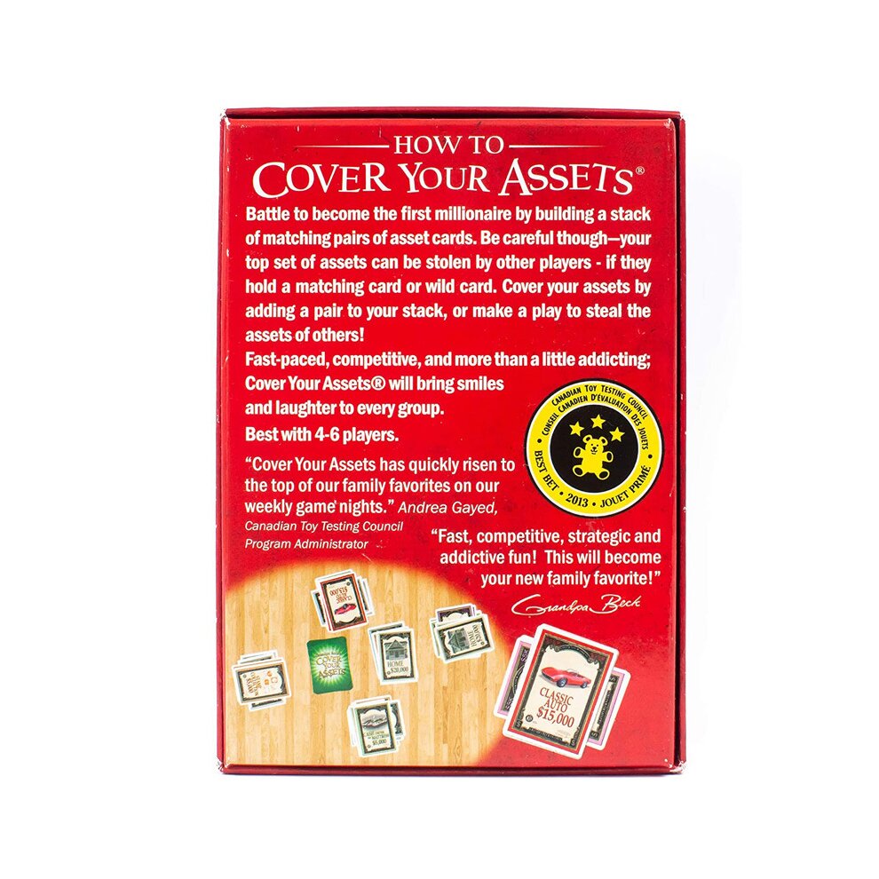 (Cover Your Assets) Grandpa Beck's Cover Your Assets/Skull King Card Game Board Game