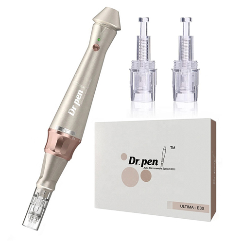 Dr. Pen E30 Ultima Electric Pen Microneedling Pen Wireless Derma Auto Beauty Pen Multi-function Skin Care Tool Kit for Face and Body  with 2PCS 12 Pins Cartridges